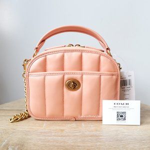 *NWT* COACH LUNCHBOX TOP HANDLE BAG  - FADED BLUSH